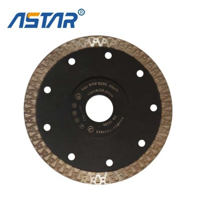 Porcelain diamond turbo cutting blade