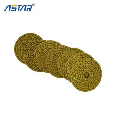 Diamond green polishing pad for granite polishing