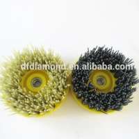 4inch round diamond antique abrasive brush for Marble Granite Concrete