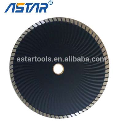 diamond turbo saw blade with wave for concrete cutting